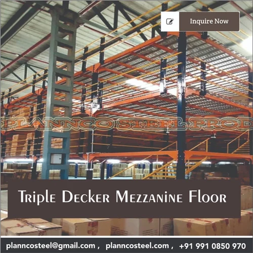 Triple Decker Mezzanine Floor
